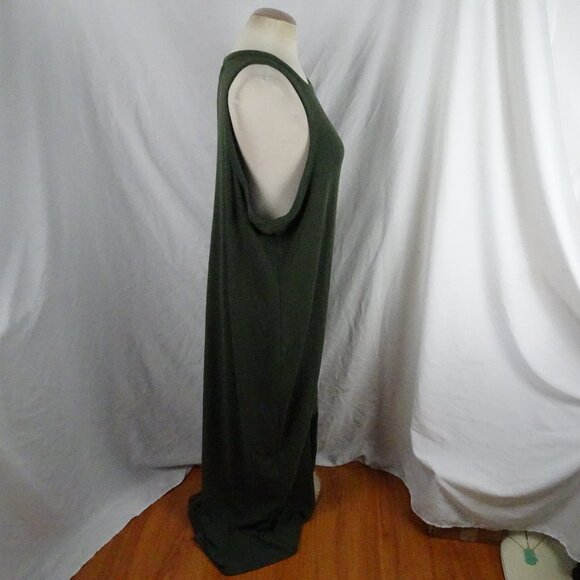 Torrid Women Green Long Tank Dress Size 4 - Picture 4 of 8